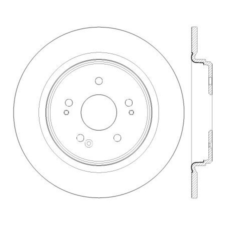Centric Centric Premium Brake Rotor, Centric Parts 120.40087 120.40087